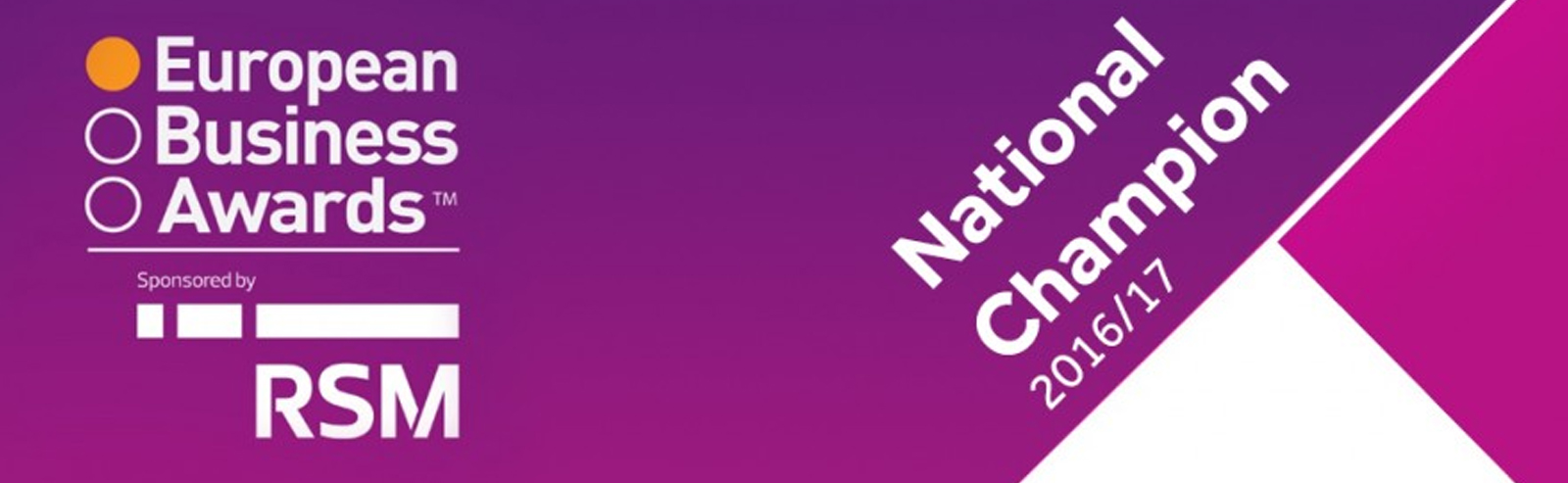 recognized “National Champion” by the European Business Awards