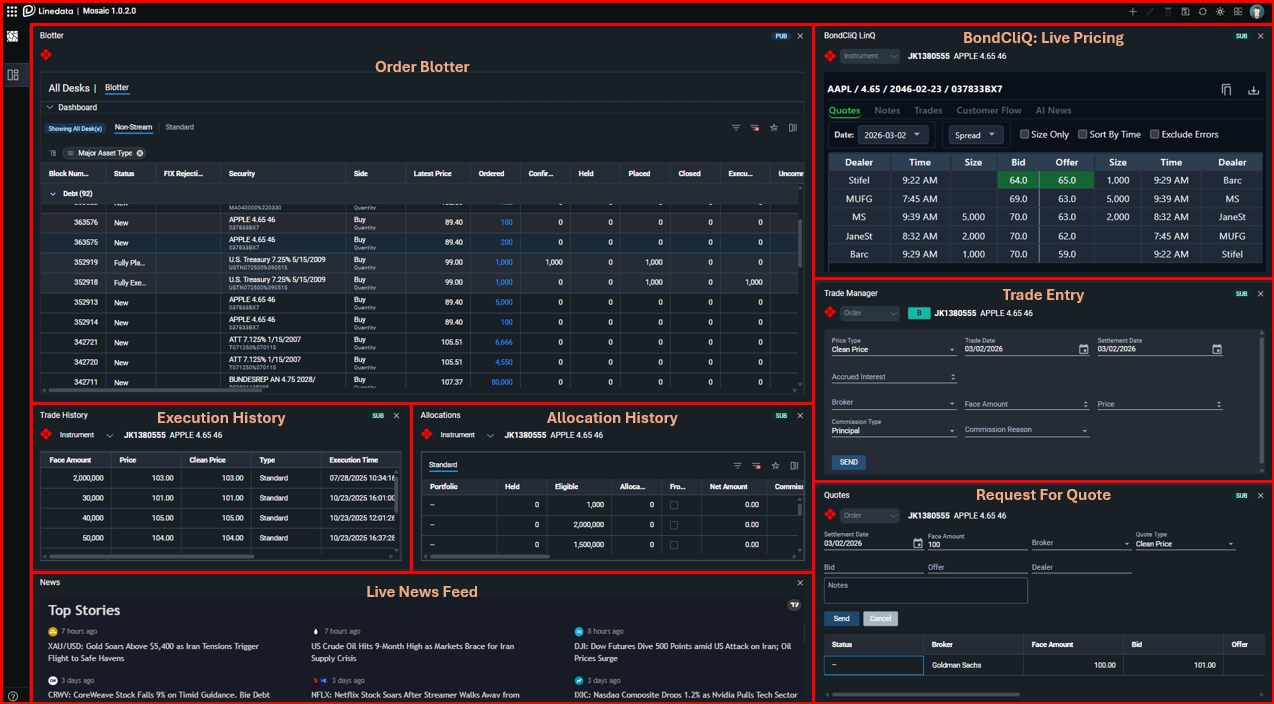 Linedata Mosaic Screenshot