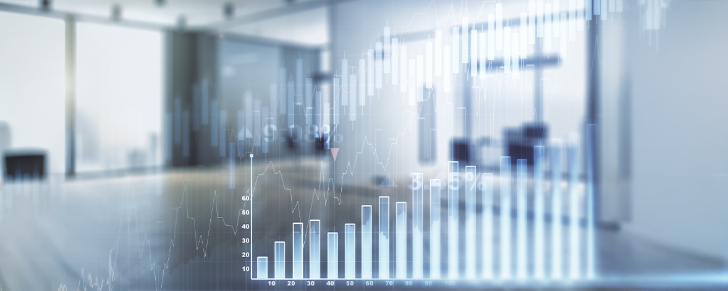 Push PR financier-abstract-virtual-financial-graph-hologram