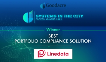 Award Banner- Best Portfolio Compliance Solution