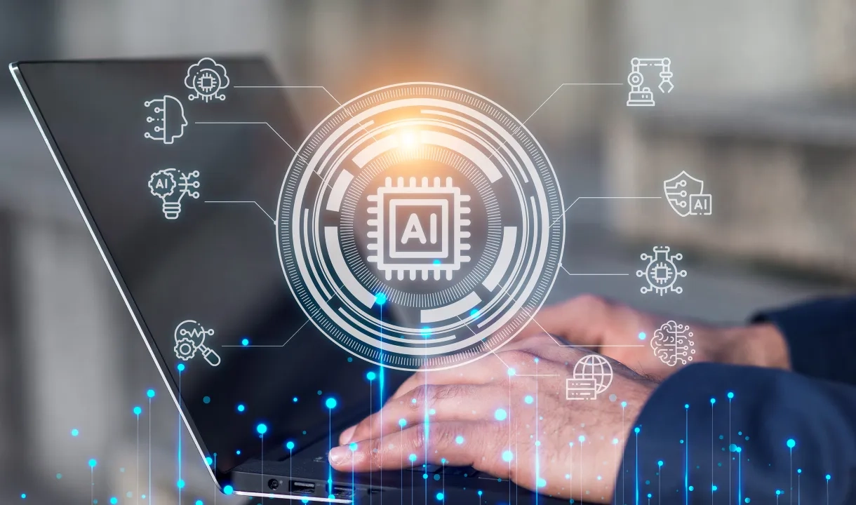 AI & Innovation - Person - Using - Tool
