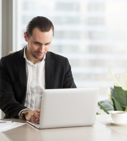 Man-Laptop-Office