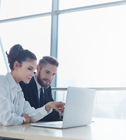 Team Work-Office-People-Laptop