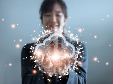 Asian-Woman-People-Technology-Cloud