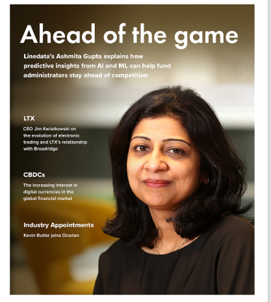 cover photo of asset servicing times magazine