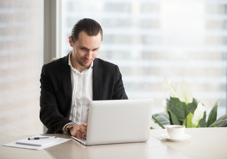 Man-Laptop-Office