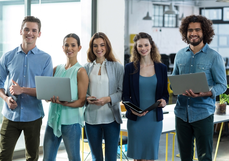 Team Work-Happy-People-Office
